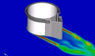Flow Visualization of Tail Fairing with CFD